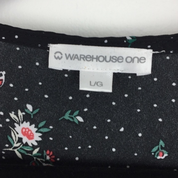 Warehouse One Peasant Blouse Sz Lrg - Picture 6 of 8